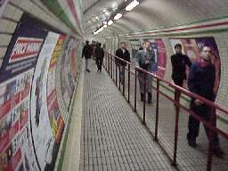 In the London Underground (the "Tube")